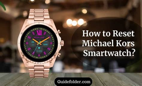 michael kors watch mk-5089 won't latch|Quick Fix: Resetting Your Michael Kors Smartwatch.